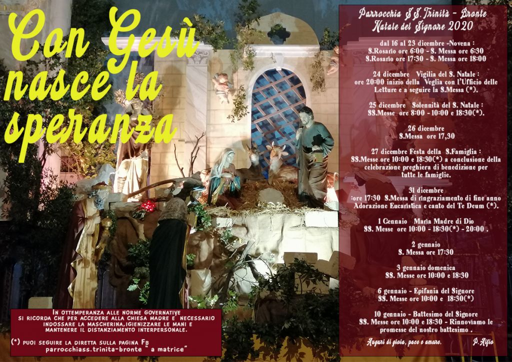 programma natale 2020